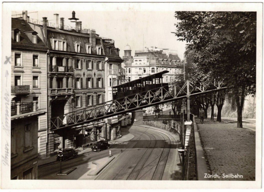 Cartoline postali: Zürich - Standseilbahn Polytechnikum – Usato da Binningen venduto da Mountainrider