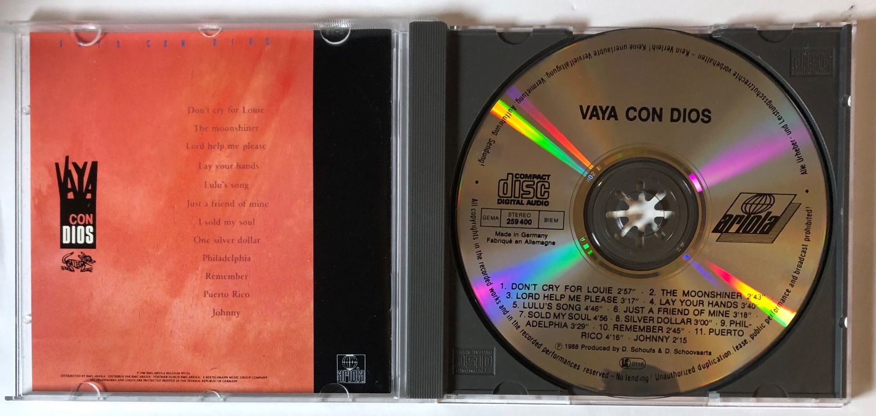 Dischi in vinile: VAYA CON DIOS - VAYA CON DIOS – Usato da Poliez-Pittet venduto da Newtown-Records 2