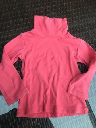 Baby Mädchen Rollkragen rosa 104