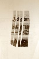ANDRE THOMKINS (Swiss, 1930-1985) Press-Art, Zeitung, 1973