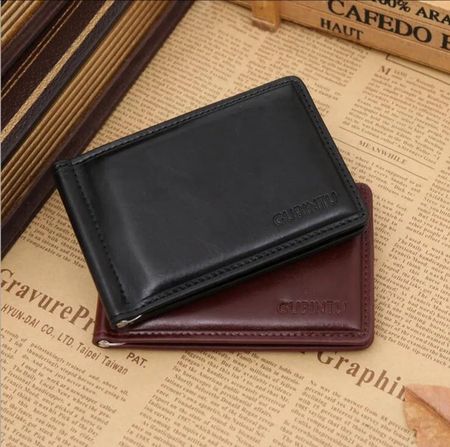Brieftasche mit Klammer (Kompakt, stilvoll, leicht, dünn)