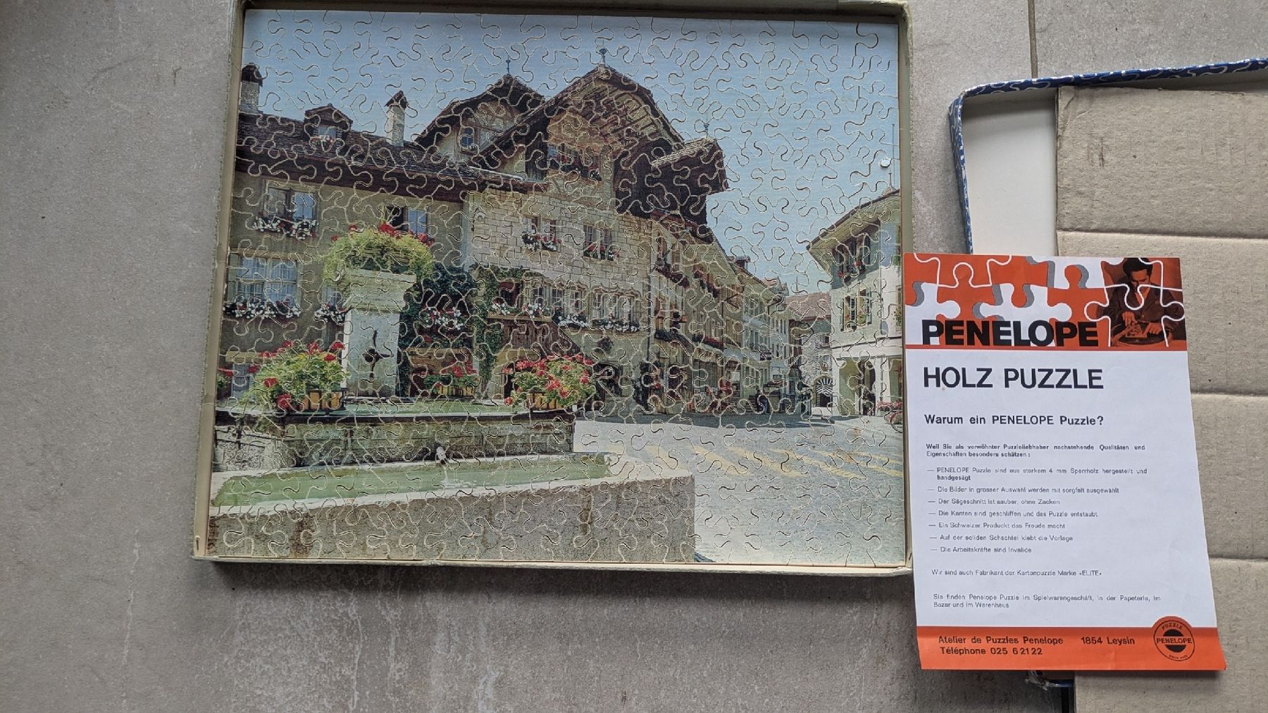 Penelope Puzzles: Holzpuzzle, Penelope, "Murten",  – D'occasion à Rottenschwil par chnoblipress 1