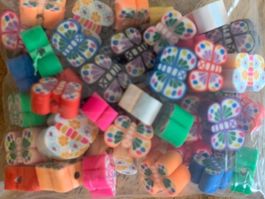 Fimo Bastelperlen Schmetterling 50 Stk.