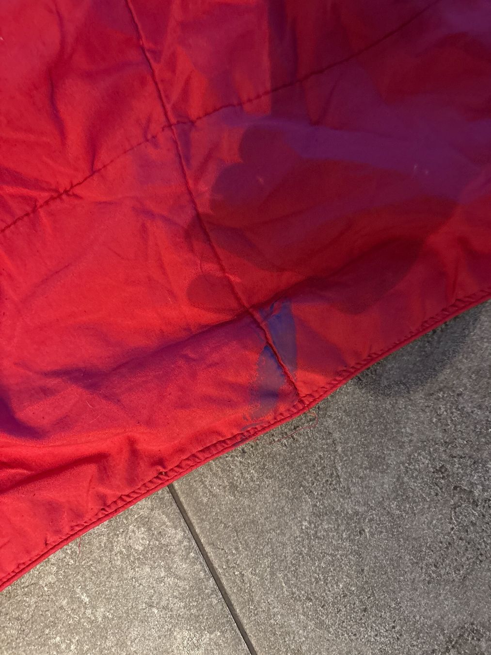 Coperte: Praktische, leichte Sommerdecke, orange/rot – Usato da Andwil SG venduto da schmei 3