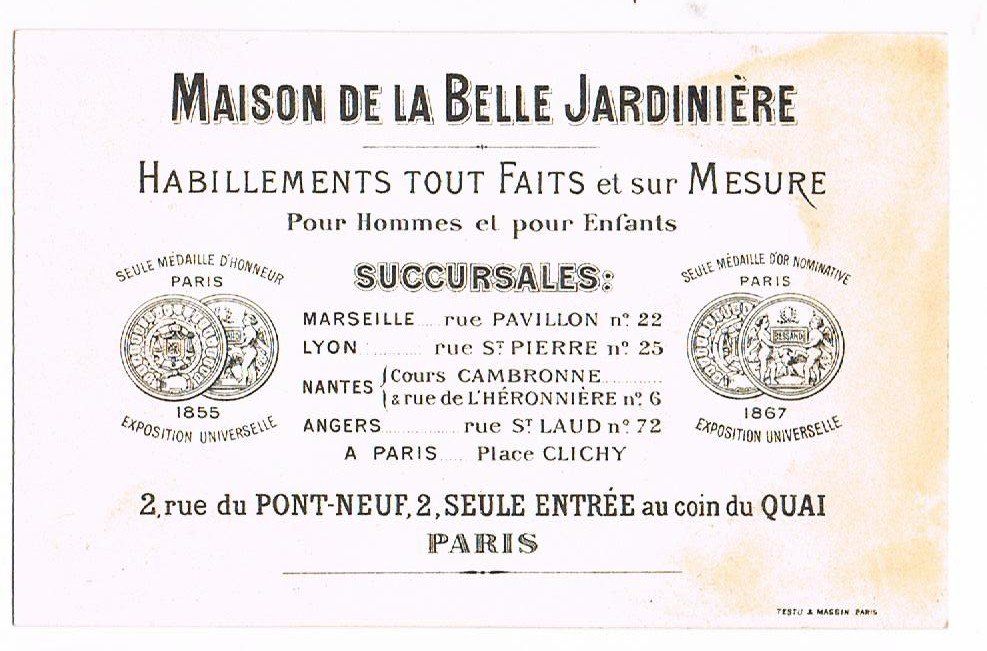 Grafica & Litografie: Carte publicitaire - Chromo – Usato da Genève venduto da edelweiss1900 1
