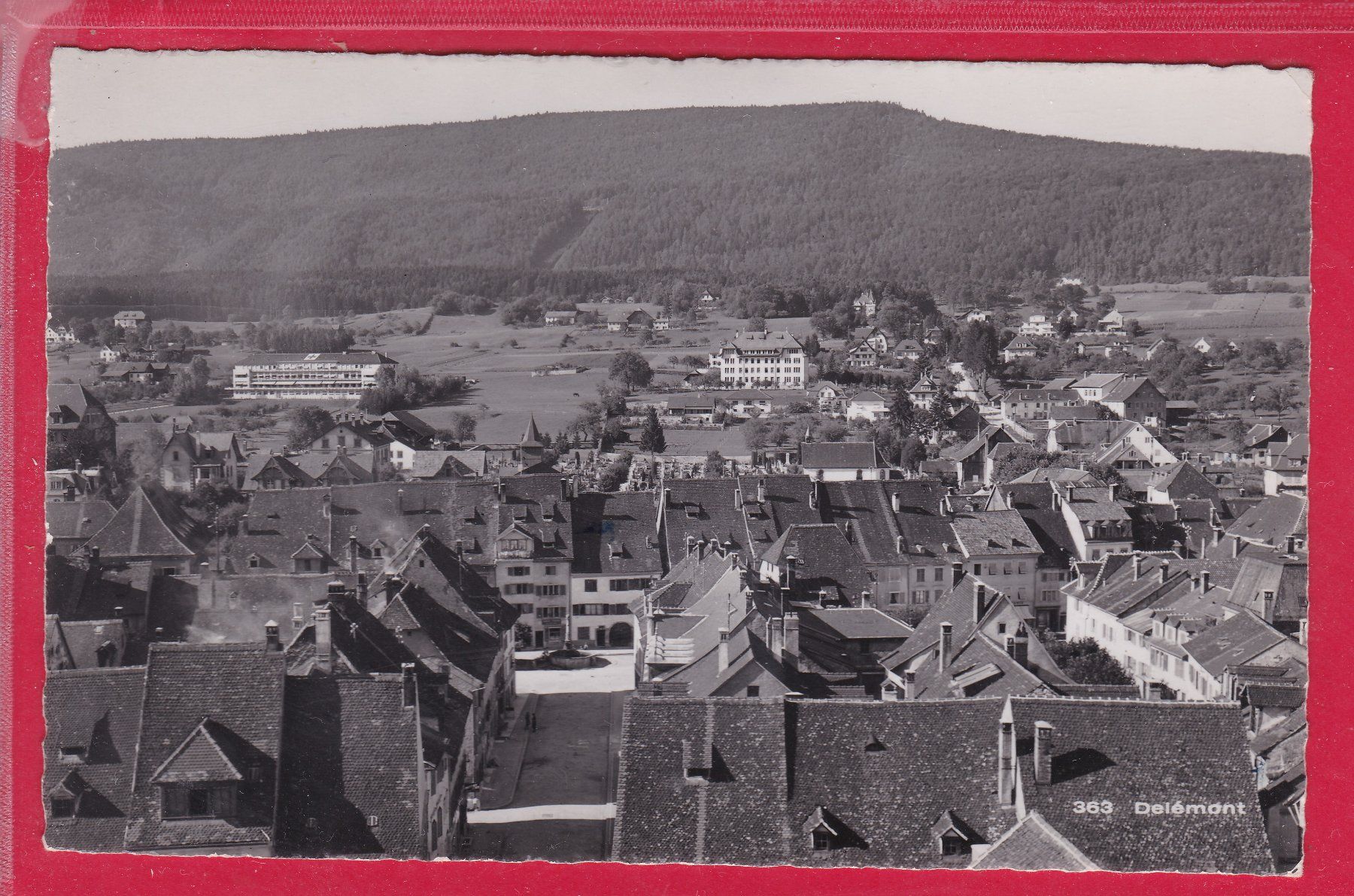 Cartoline postali: DELÉMONT, 15.4.1951 – Usato da Oberrieden venduto da Gebirgsstelze