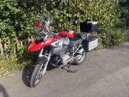 Motorrad BMW R1200GS rot mit Kofferset gebrauchter Zustand