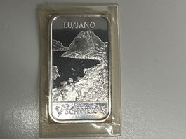 1 Unze Silber Schöne Schweiz LUGANO