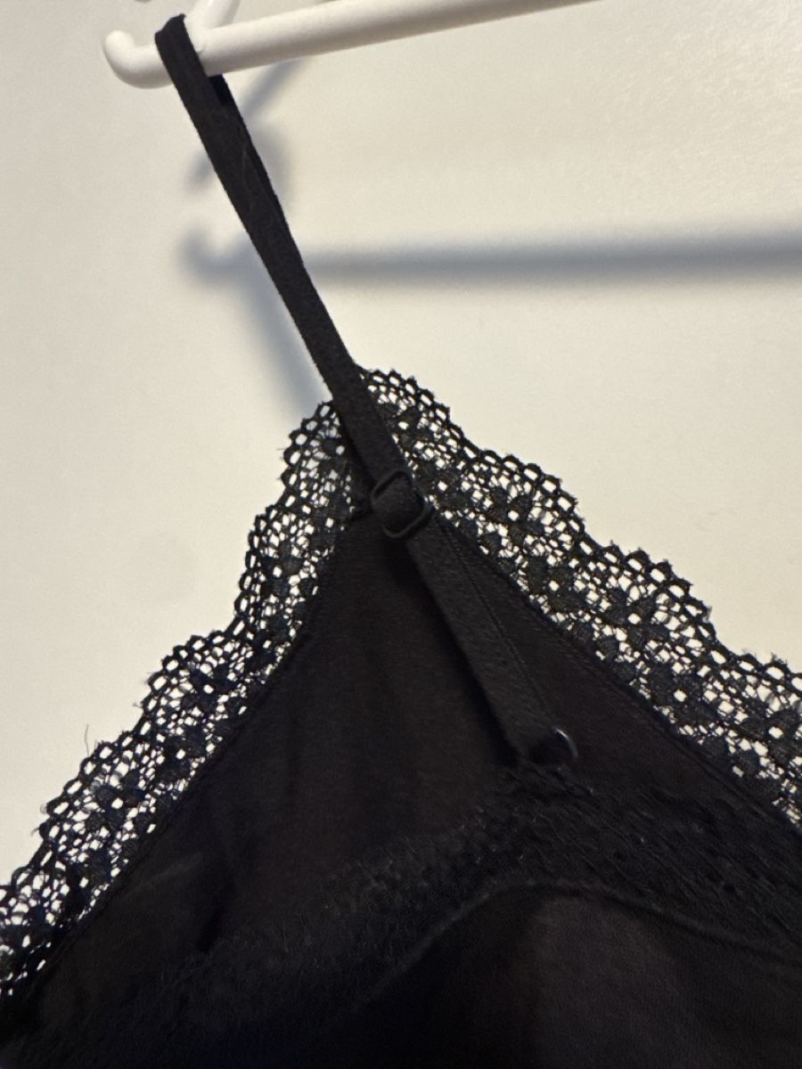 Top: Even&Odd Top, Schwarz mit Spitze, Grösse M/L – Nuovo (secondo la descrizione) da Thun venduto da Vans_98 3