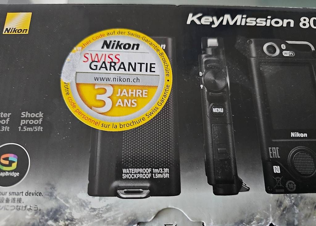 Action Cam: Nikon KeyMission 80 Komplettset – Usato da Dietikon venduto da get_2wxy 3