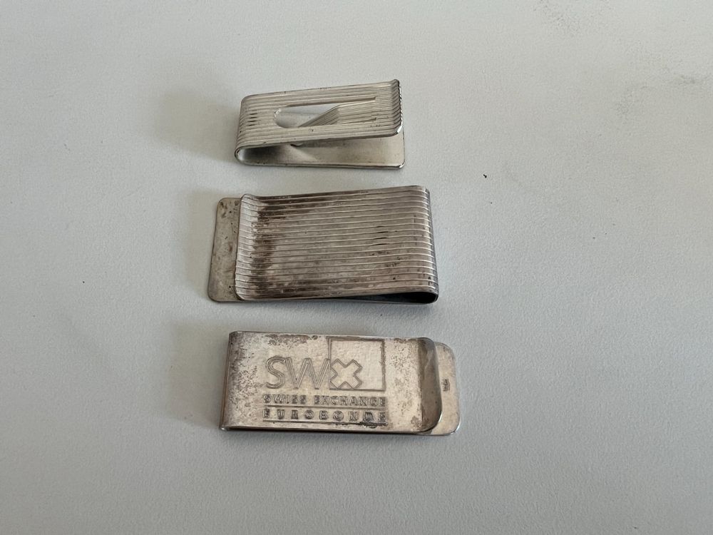 Produktbild von Edelstahl Geldscheinklammer 1/2 Mark Münze