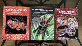 3 Fachbücher Schlangen Vogelspinnen Terraristik