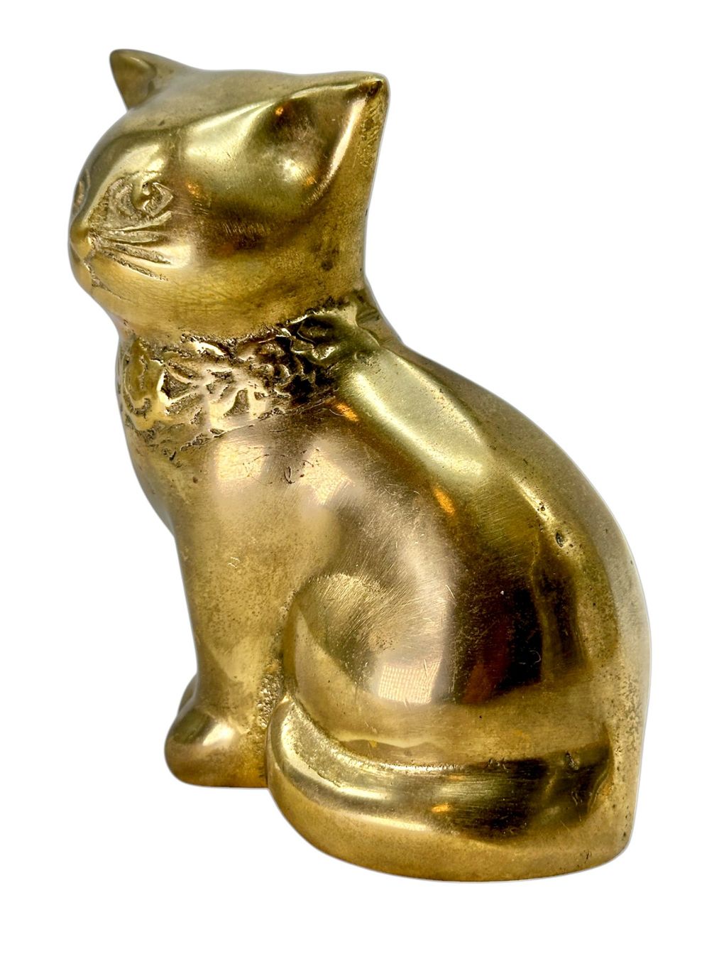 Sculture & Statue: Sculpture de chat en laiton doré – Usato da Morges venduto da MeeBee 6