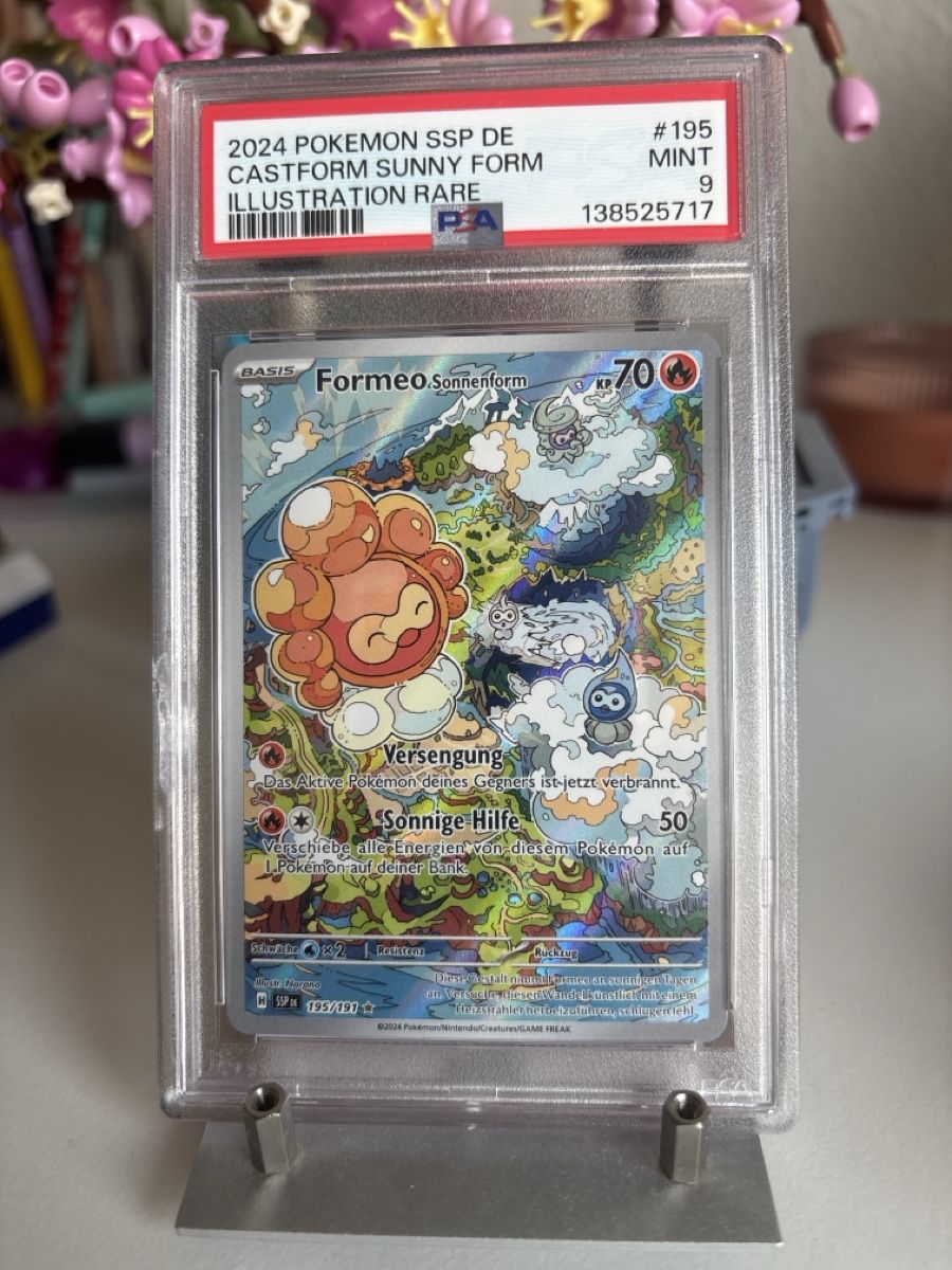 Pokémon Carte collezionabili: Pokemon Card - 2024 Castform SSP DE - PSA Mint 9! – Nuovo e nell'imballaggio originale da steinhausen venduto da pat_nc2x