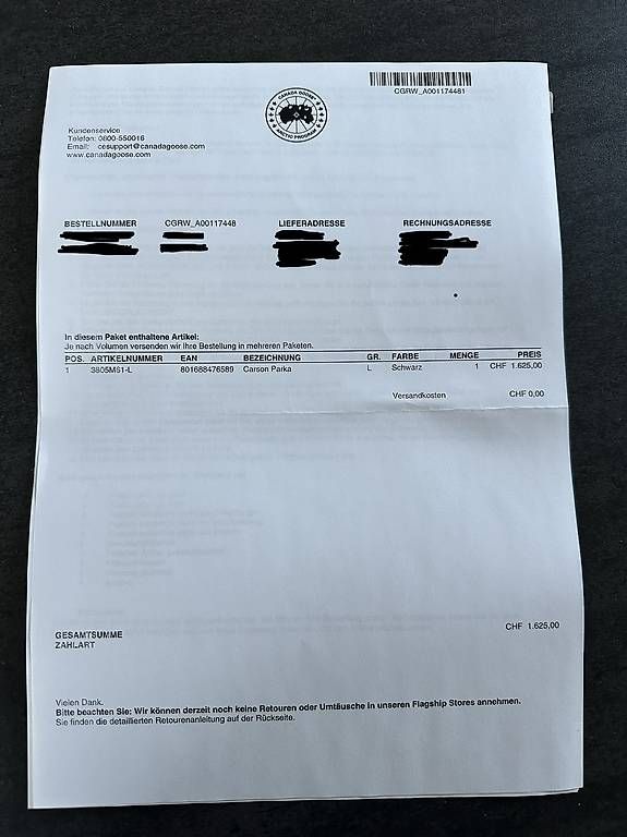 Canada Goose Giacche: Neue Canada Goose Carson Parka, schwarz, Grösse L – Nuovo (secondo la descrizione) da Hünenberg venduto da darothsda 4