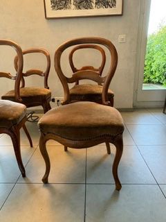 Sedie: 4 chaises Louis-Philippe – Usato da Vevey venduto da orionvega 2
