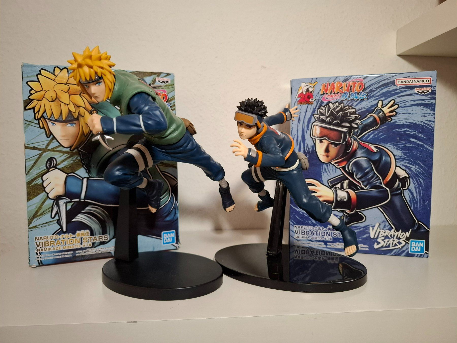Bandai Statuette: Naruto Shippuden Minato & Obito Figur SET – Nuovo e nell'imballaggio originale da Allschwil venduto da Tifa