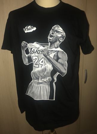 T-shirt Kobe Bryant et MF Doom noir Taille S