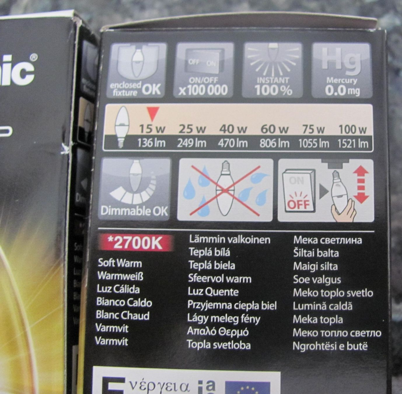 Lampen: 10 stück 4W Panasonic Led Birne E14 dimmbar – Neu und originalverpackt aus Uerkheim von Kaufoption 3