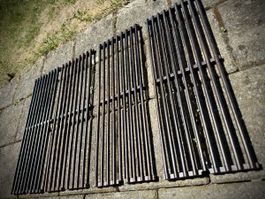 4x Grillfürst Edelstahl-Gussrost für Broil King Baron / Crow