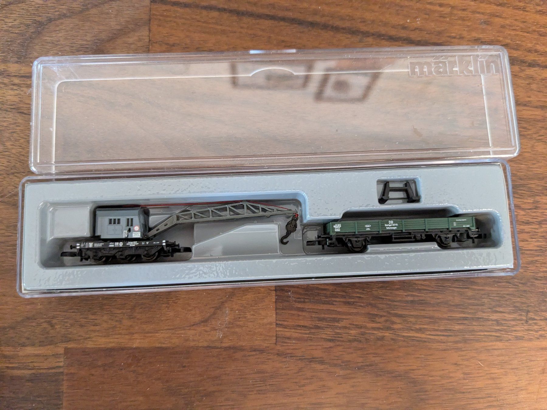 Märklin Modellini di ferrovie: Märklin Spur Z 86571 - Kranwagen-Set – Usato da Zürich venduto da NotVATRegistered 1