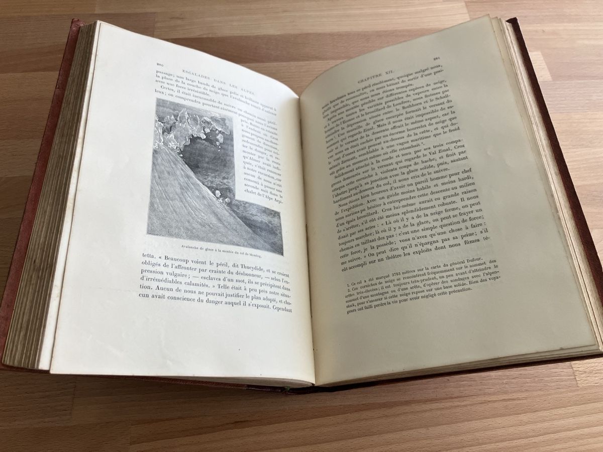 Libri: E. WHYMPER - Escalades dans les Alpes – Usato da Lausanne venduto da Willandco 8