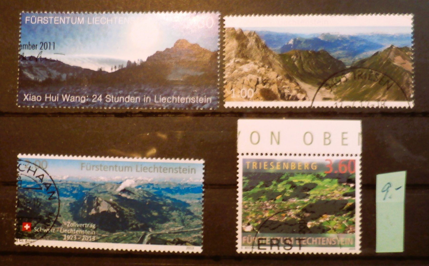 Tutti i francobolli: FL Landschaften 2005/11/12/13 – Usato da Kehrsatz venduto da Bernherb2 1