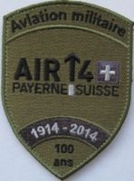 Air14 Payerne Schweizer Luftwaffe neu Stoff mit Klett.