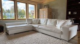 Italienisches Design Leder Sofa