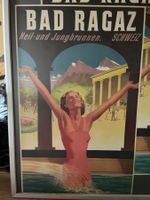 plakat, bad ragaz heil - jungbrunnen, h. laubi, 1936, 64/102