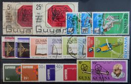 Guyana British Lot mit alten Werten Lot VII
