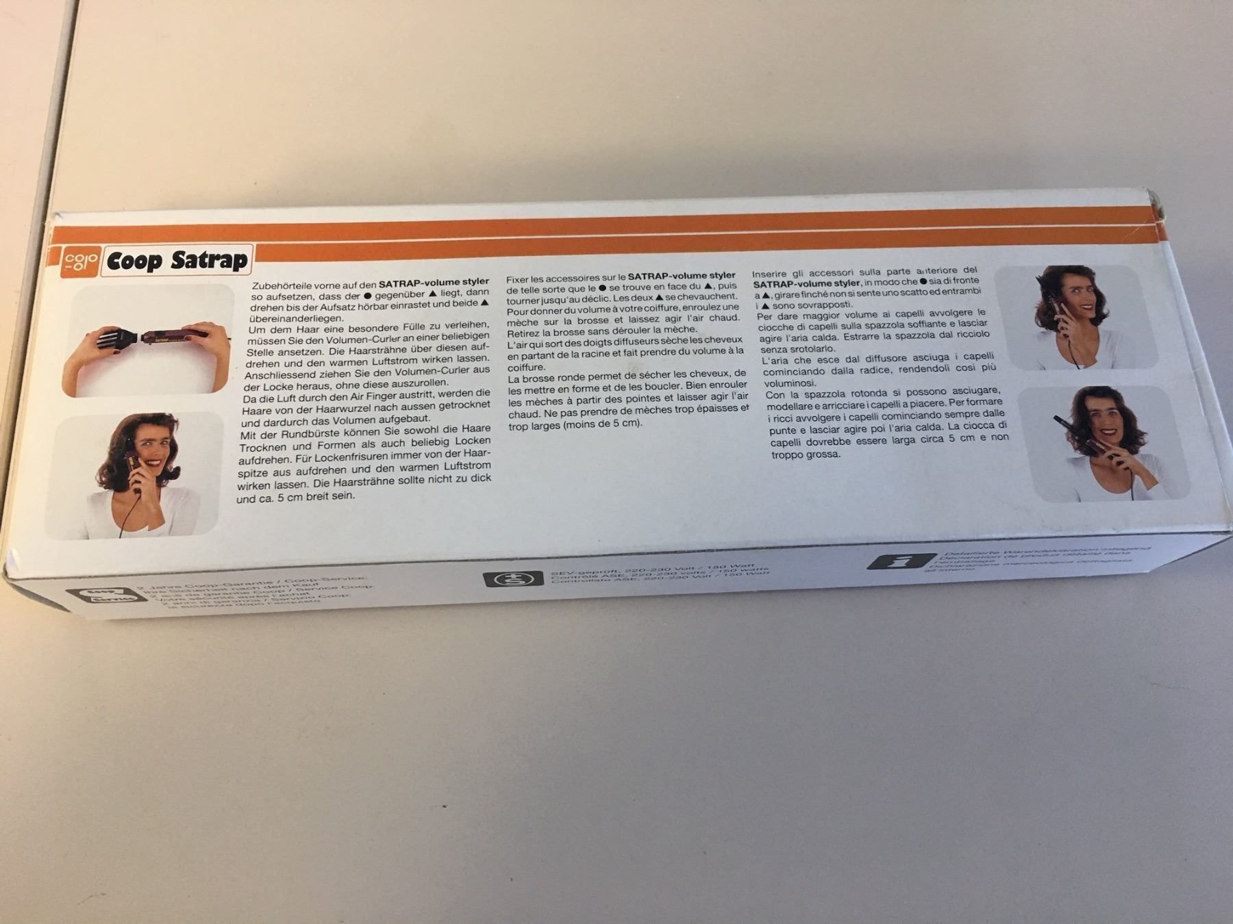 Piastre & Arricciacapelli: Frisierstab mit Warmluft ! Satrap ! – Nuovo (secondo la descrizione) da Brügg BE venduto da rutschimedizin 1