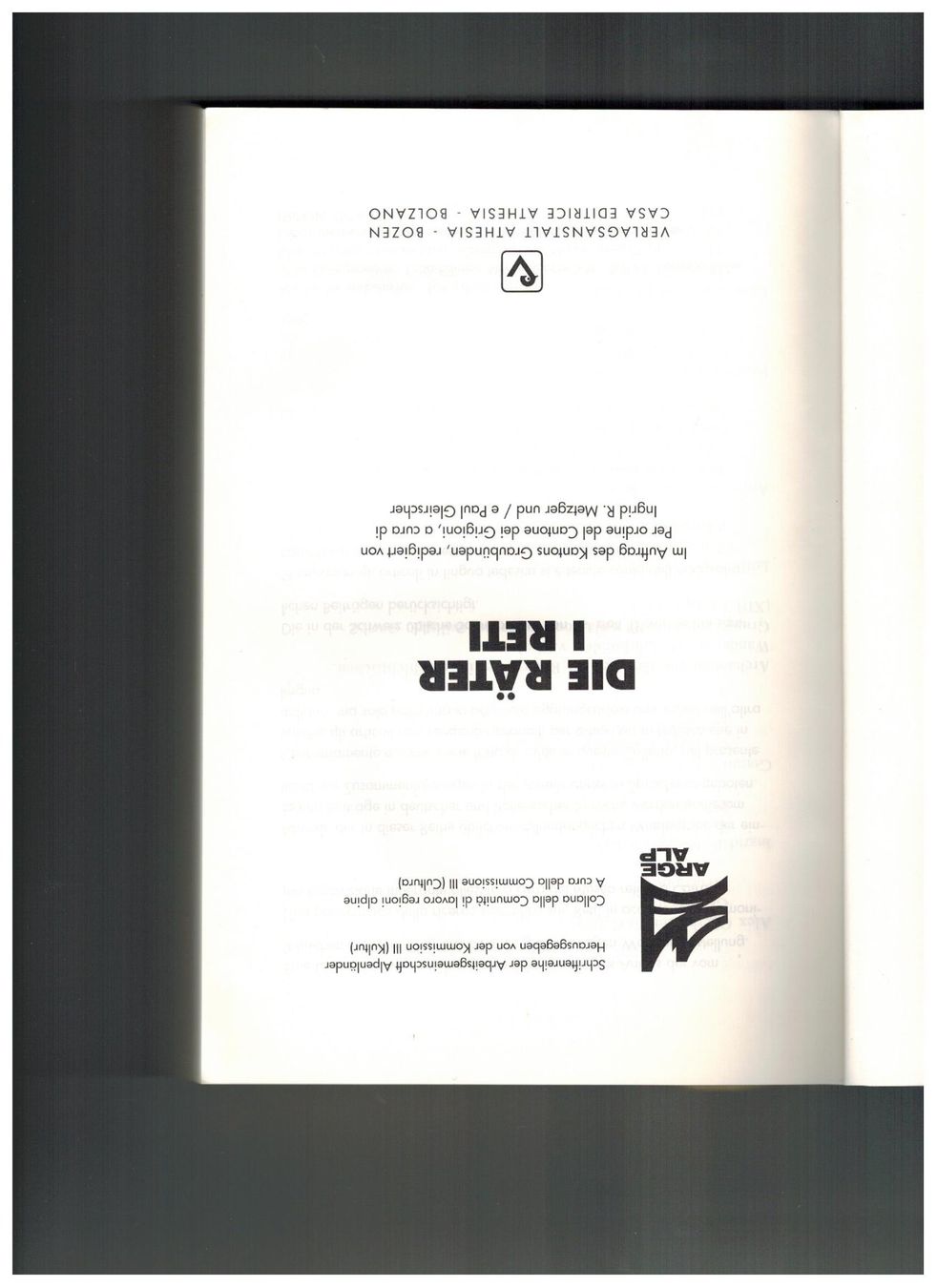 Libri: Archäologie: De Räter / I Reti – Nuovo (secondo la descrizione) da Biel-Benken BL venduto da rud_yc8p 1