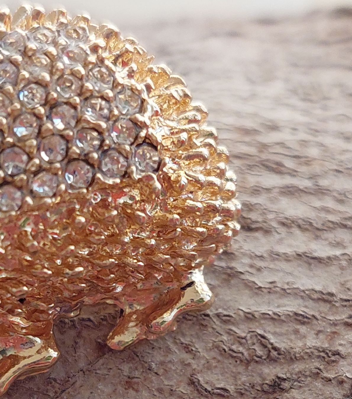 Broschen & Nadeln: Brosche Igel gold farbig mit Strass – Neu (gemäss Beschreibung) aus Oberwil BL von Hunajakakku 3