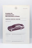 Mercedes S-Klasse Preisliste 1991 Prospekt