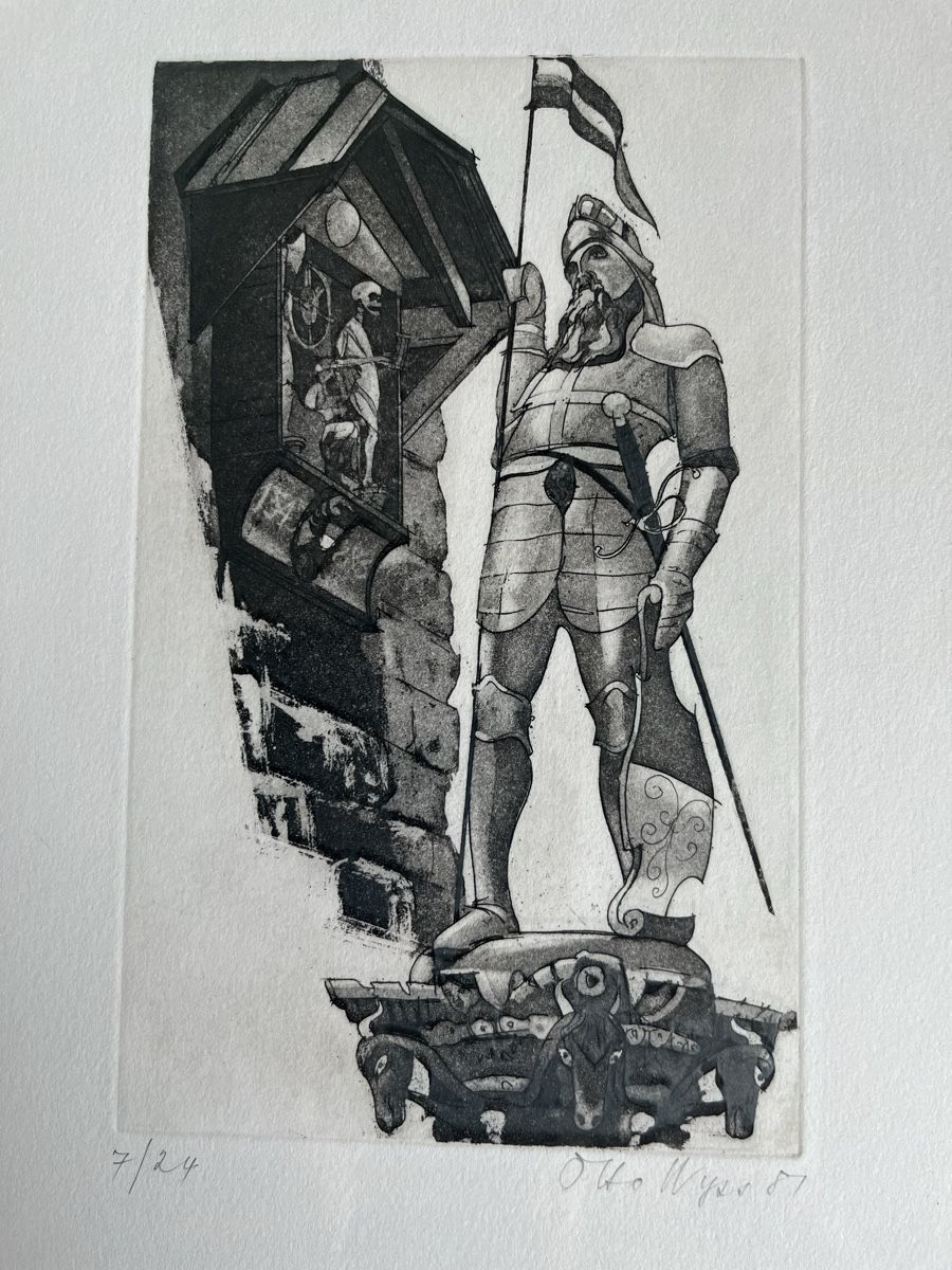 Grafiken & Lithographien: St. Ursus von Otto Wyss, 1981 – Gebraucht aus Faulensee von Cinclus 1