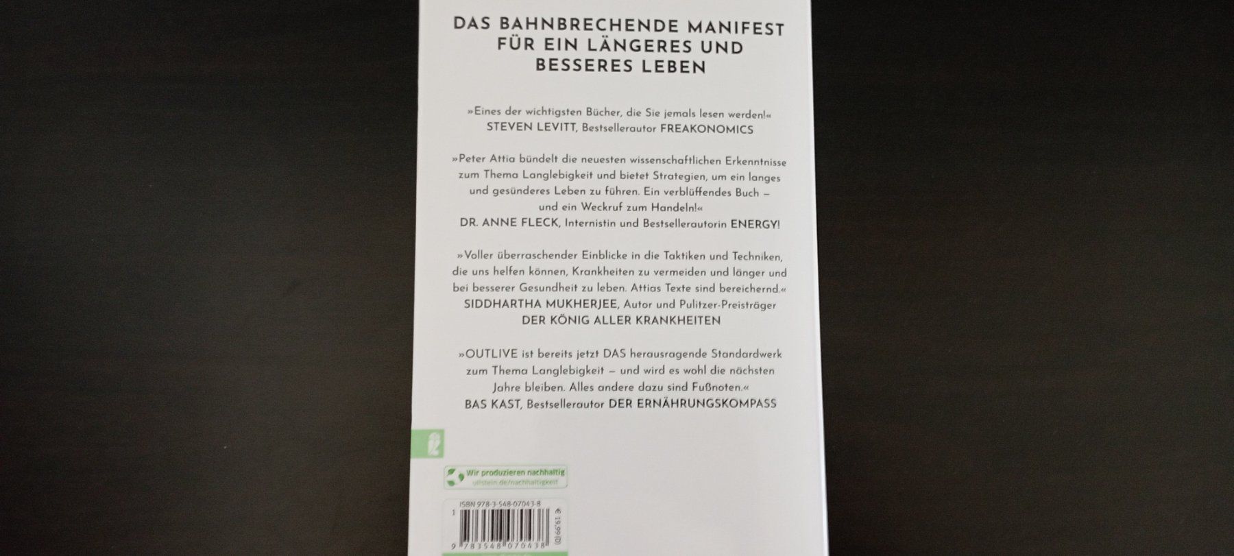 Bücher: Dr. Peter Attia - Outlive – Gebraucht aus Allschwil von pri_9lsr 1