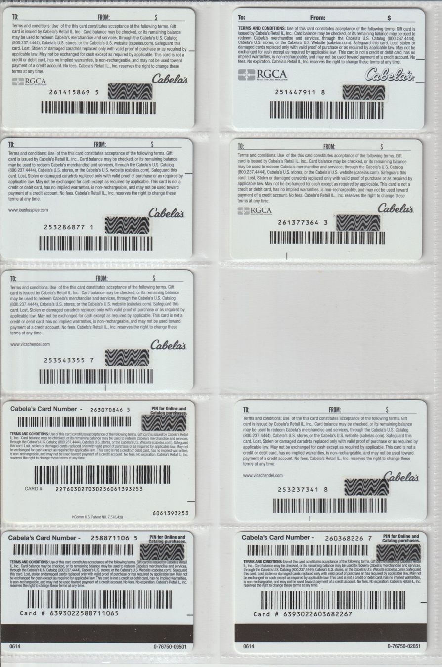 Cartoline: Cadeaux Cabela's pour collection USA – Usato da Romanel-sur-Lausanne venduto da Claude06 1