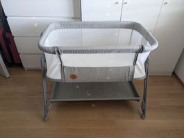 Beistellbett grau mit Matratze guter Zustand