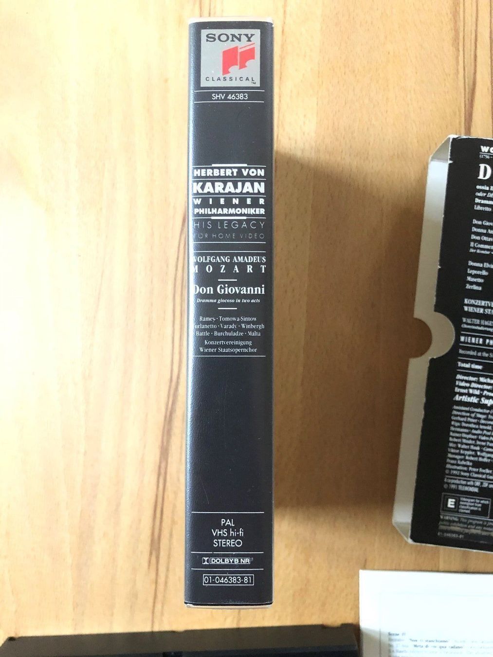 Tutti i VHS: VHS Mozart Don Giovanni Karajan Live – Usato da Basel venduto da Cambes 6