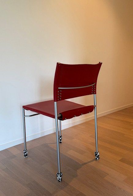 Sedie: 6 Hutter Designer Ledersessel Stühle – Usato da Niederweningen venduto da JEM2015 2