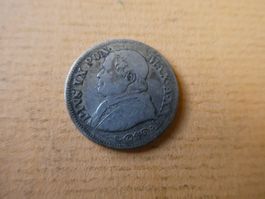 Kirchenstaat 1868 R, 10 Soldi - Silber