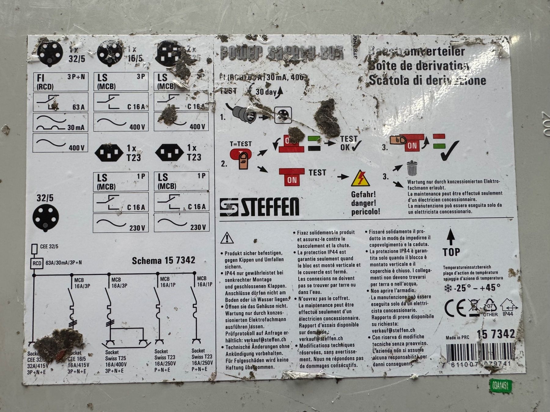 Elettrotecnica: 595 Steffen Stromverteiler aus Liquidation – Usato da Derendingen venduto da Meisterstuecke 6