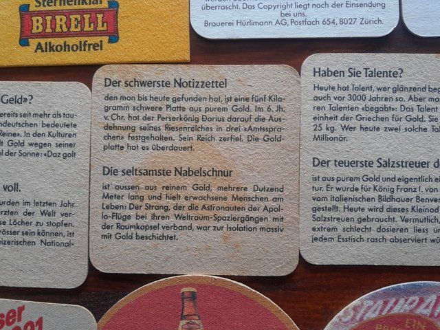 Hürlimann Untersetzer: Bierdeckel Brauerei Hürlimann – Gebraucht aus St.Gallen von Stocken64 2