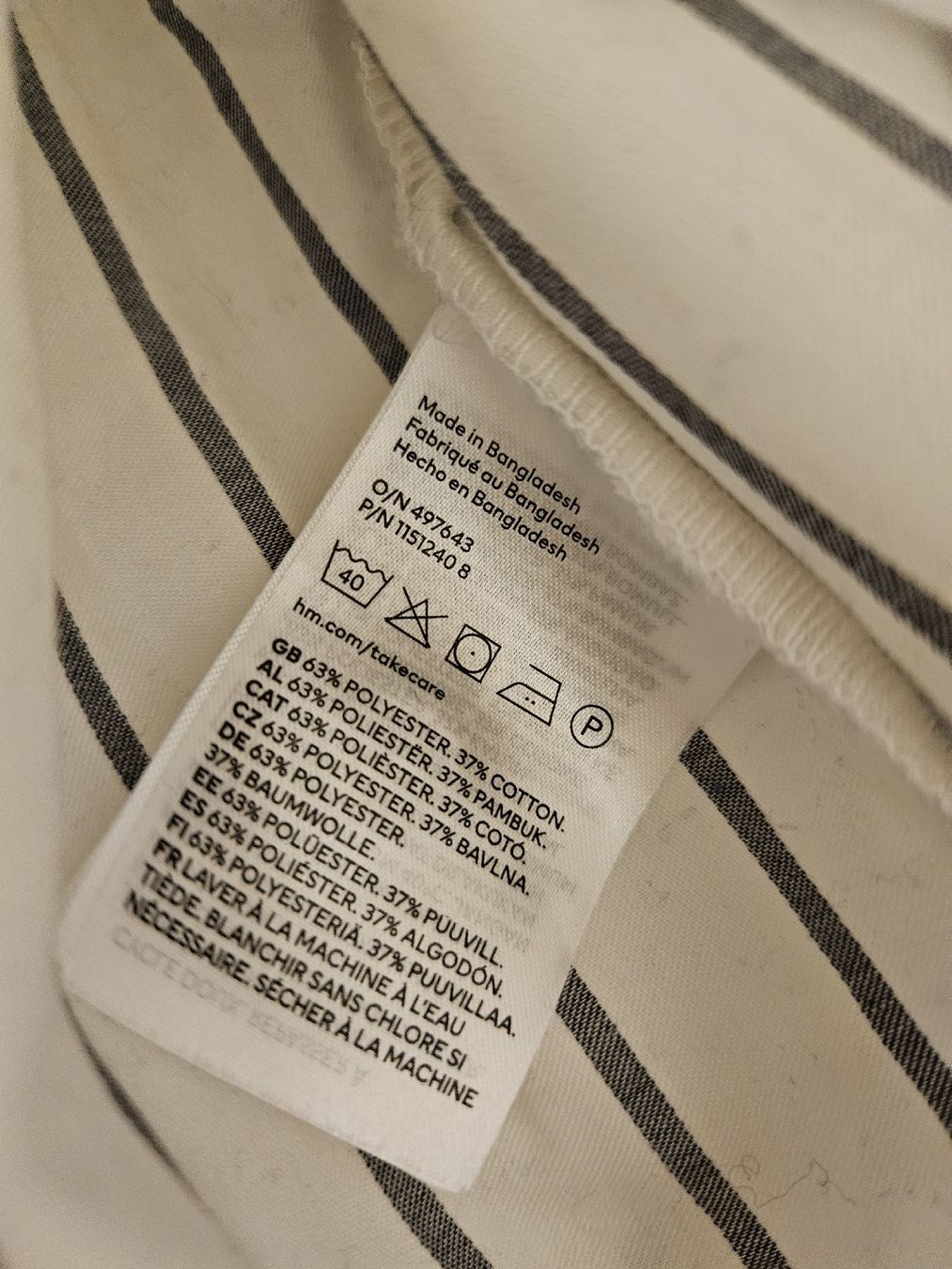 H&M Blusen: Gestreifte Hemdbluse von H&M Gr. XS – Neu (gemäss Beschreibung) aus Zürich von ColdCoffee 5