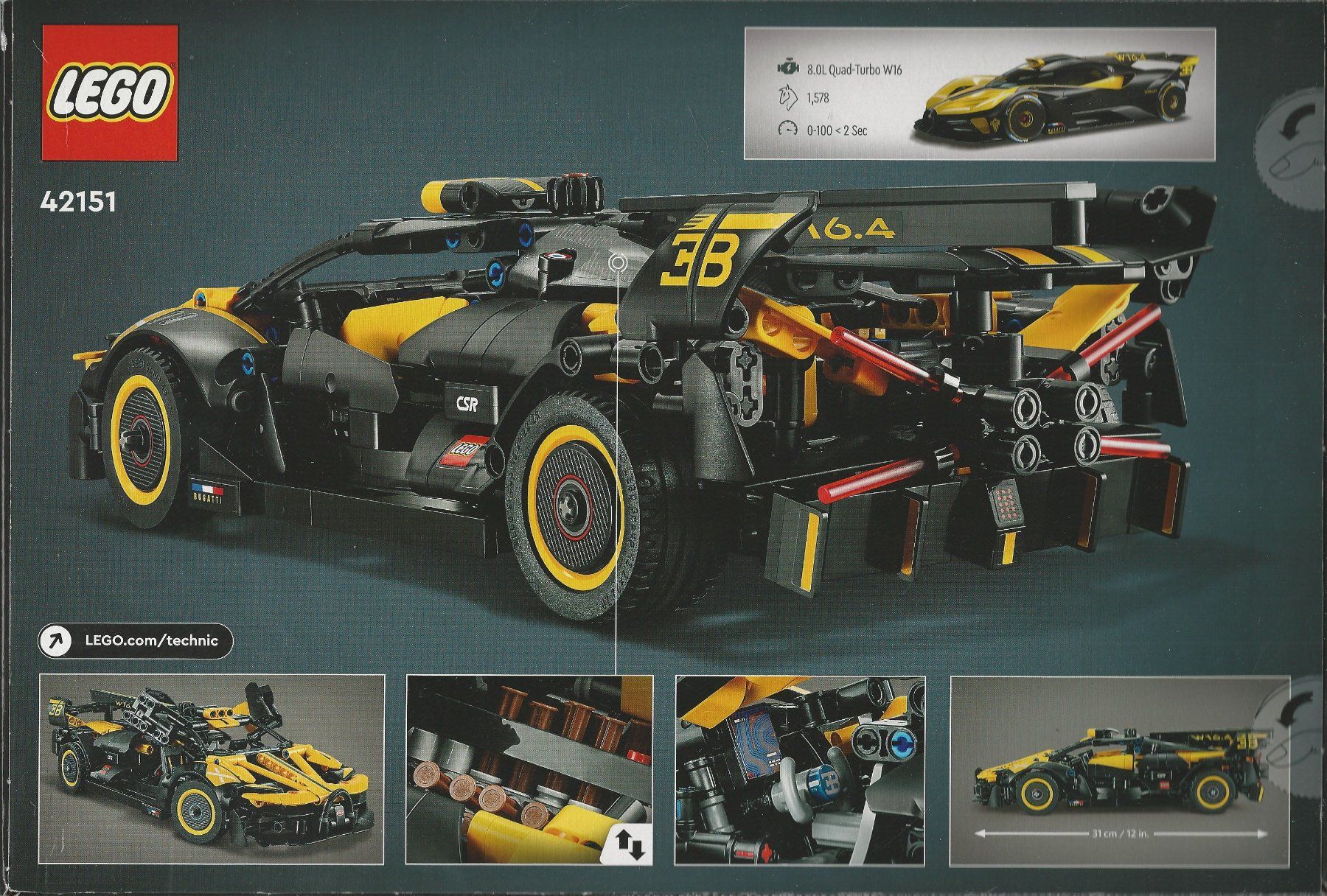 Lego Kit di costruzioni: LEGO TECHNIC 42151 BUGATTI BOLIDE  new – Nuovo e nell'imballaggio originale da Vezia venduto da Aquarius_Age 1