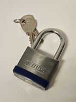 Abus Silver Rock Vorhängeschloss (8 mm, Zink)