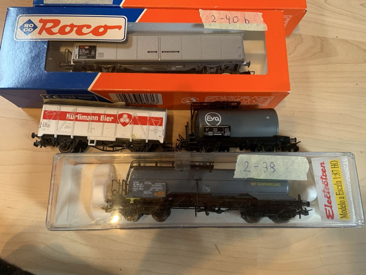 Modellini di ferrovie: Eisenbahnwaggons, Spur H0, diverse Marken – Usato da Wabern venduto da pet_v9dz 1