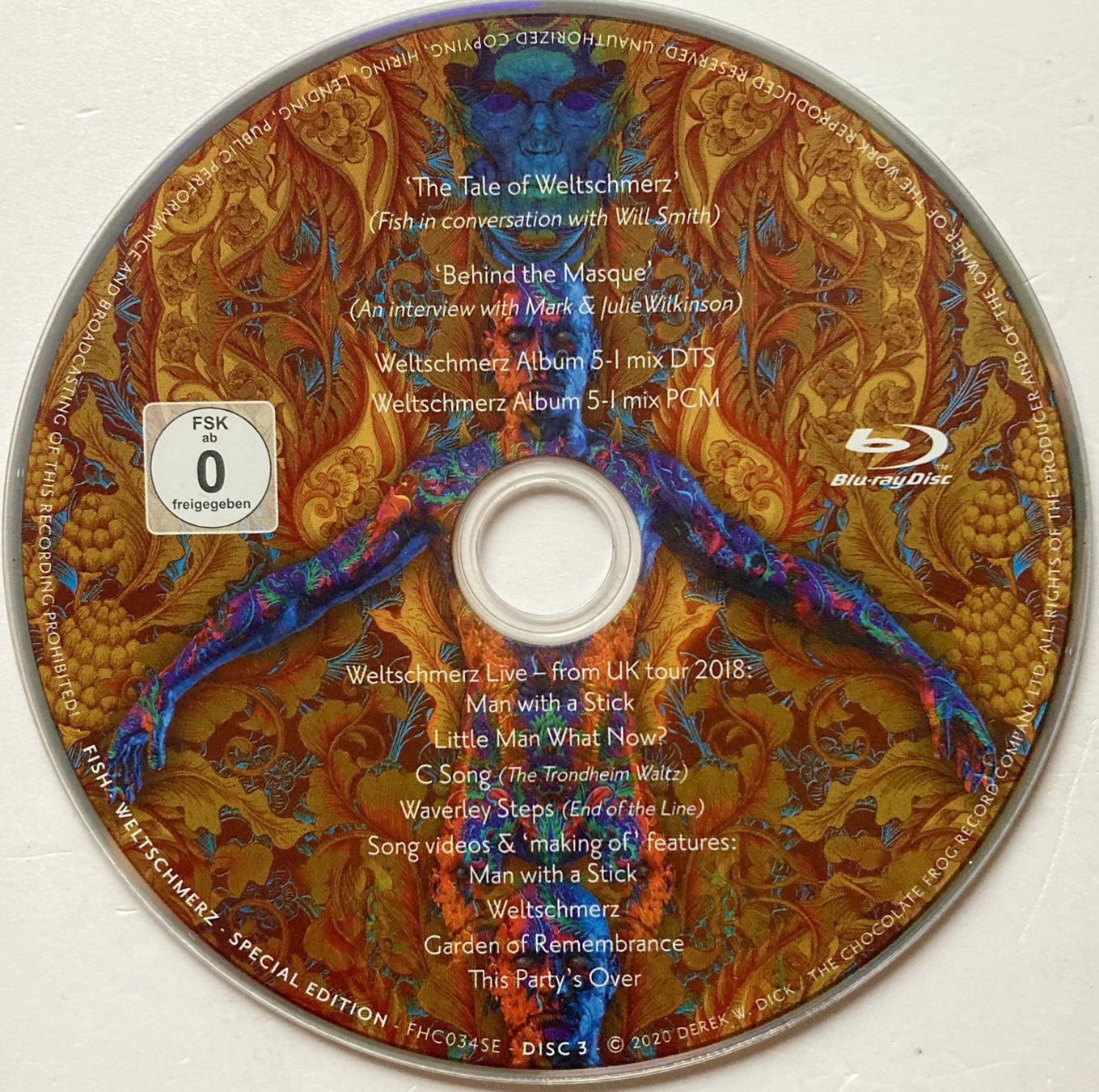 CDs: MARILLION / FISH - WELTSCHMERZ – Gebraucht aus Bottens von  6