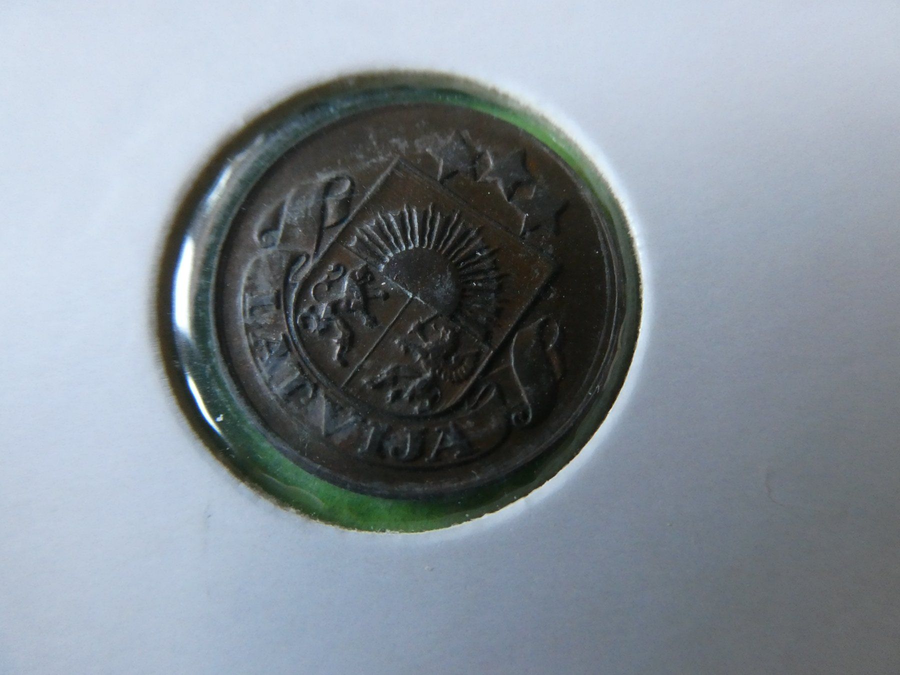 Tutti le monete: Lettland 1935, 1 Santim – Usato da Hinterforst venduto da Rohusri 1